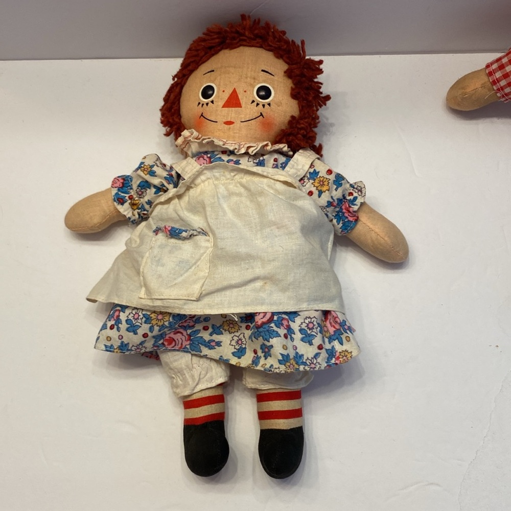 Vintage Raggedy Ann & Andy Musical dolls, Knickerbocker brand - Picture 3 of 15